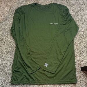 Over Under Men's Olive Long Sleeve Tee